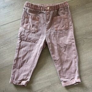 H&M dusty pink jean pants
